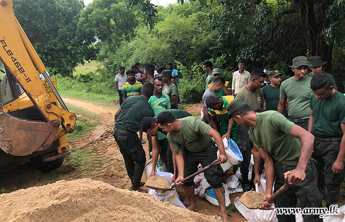 Troops Repair Reservoir and Restore Monastery Amid Adverse Weather