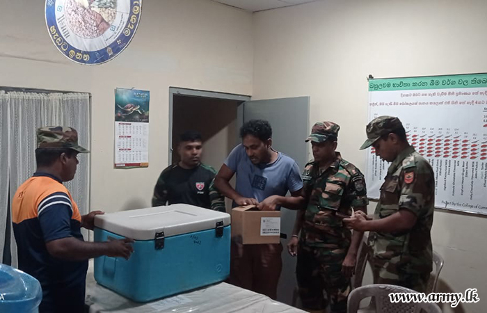 Army Personnel Safeguard Essential Vaccines and Evacuate Medical Staff in Athuraliya