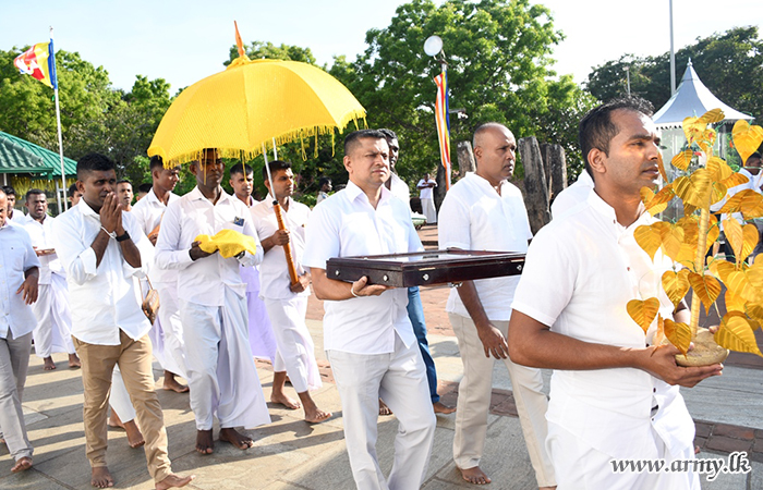 Troops of RVAPL Undertake Pilgrimage to Kataragama
