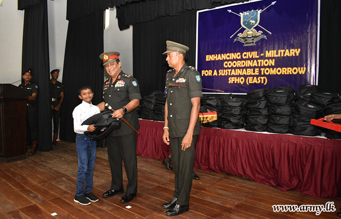 Troops Distribute School Supplies at Susirigama Primary School