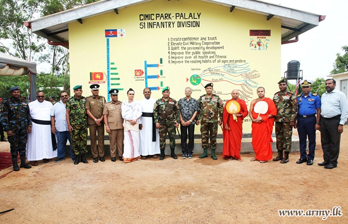 CIMIC Park in Palaly Gifted to the Jaffna Civilian Community