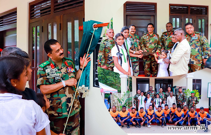 ත්‍රිකුණාමලය ප්‍රදේශයේ නිවාස අවශ්‍යතා සහිත පවුලක් වෙත නව නිවසක්