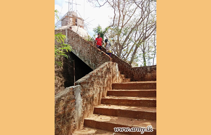 5 வது (தொ) இலங்கை பீரங்கி படையணியின் படையினரால்  சிரமதான பணி