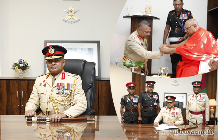 යුද්ධ හමුදා නව මාණ්ඩලික ප්‍රධානී, සිය ධූරයේ රාජකාරි අරඹයි
