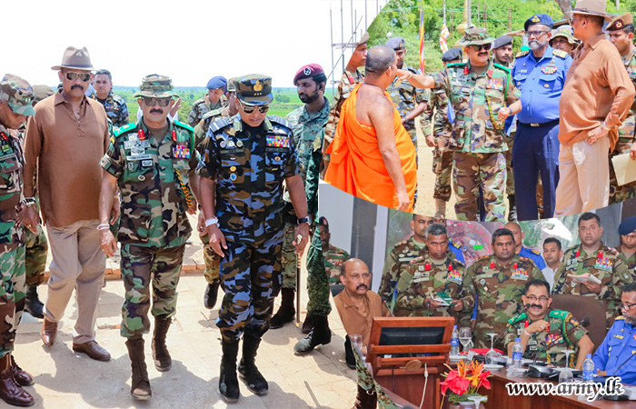 දීඝවාපිය චෛත්‍ය රාජයාණන් වහන්සේගේ ධාතූ නිධානෝත්සවයේ සම්බන්ධීකරණ සාකච්ඡාවට යුද්ධ හමුදාධිපතිතුමන් සහභාගී වෙයි