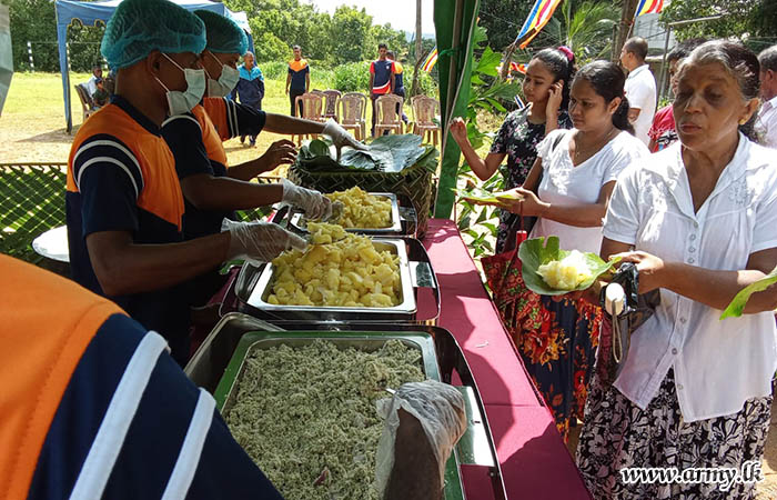 611 Infantry Brigade Organizes Dansala for Poson Poya Day