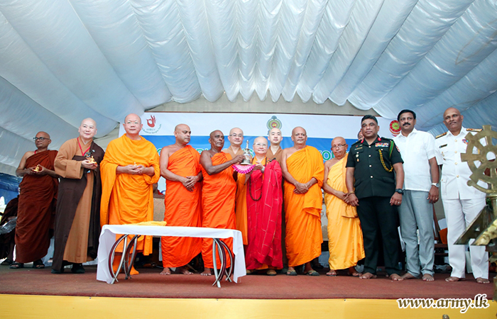 යාපනයේ පැවති ගෝලීය බෞද්ධ සම්මන්ත්‍රණ සඳහා යුද්ධ හමුදාවේ සහාය