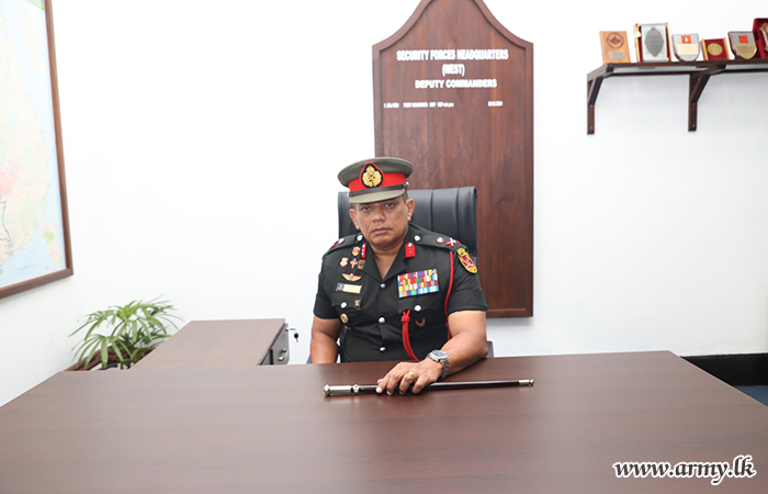නව නියෝජ්‍ය ආරක්‍ෂක සේනා ආඥාපති - බටහිර රාජකාරි අරඹයි