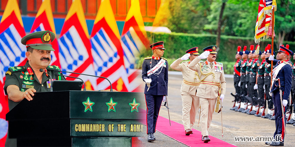 Army Chief Visits the Regimental Headquarters of the Gemunu Watch