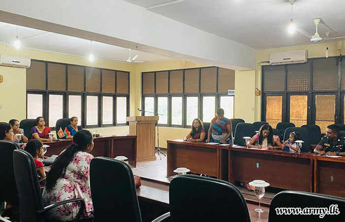 ශ්‍රී ලංකා යුද්ධ හමුදා පුරෝගාමී බලකා සේවා වනිතා ශාඛාවේ සහ ශ්‍රී ලංකා රයිෆල් බලකා සේවා වනිතා ශාඛාවේ මාසික මහසභා රැස්වීම සාර්ථකව අවසන්