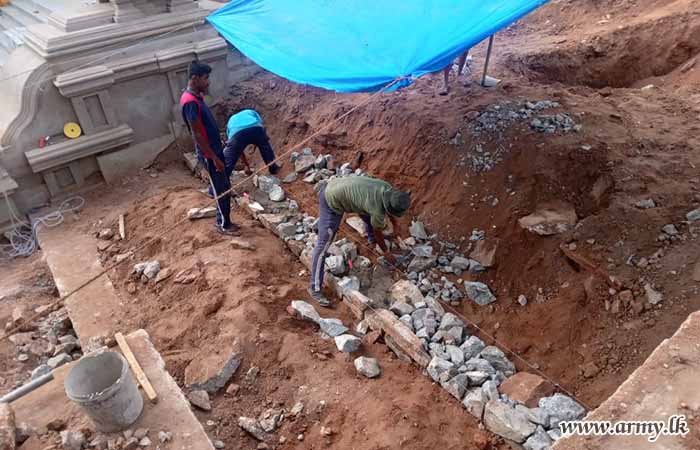 New Kitchen and Steps Constructed at Katharagama Dewalaya