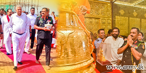 Army Chief Graces the Ceremony at Deegawapiya Pagoda - Ampara