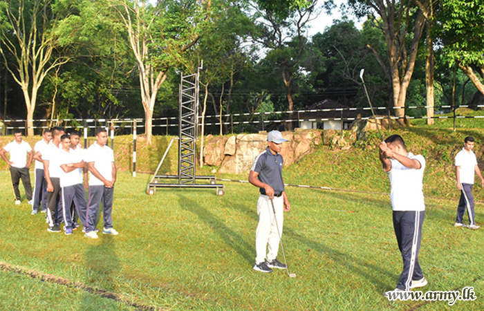 Specialized Golf Training Programme for Army Student Officers