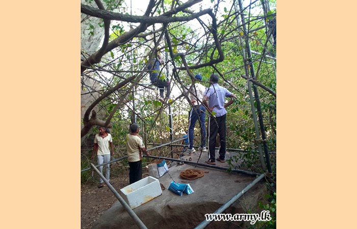 22 Infantry Division Provides Assistance to Preserve Inscriptions at Seruvavila Rajamaha Vihara