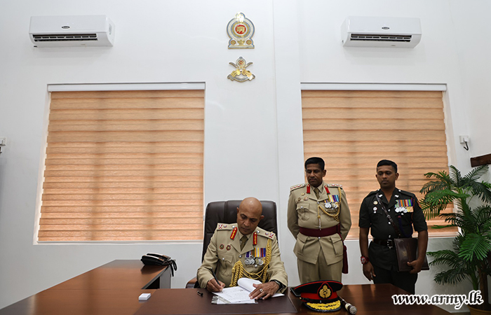 ශ්‍රී ලංකා යුද්ධ හමුදා පොදු සේවා බලකායේ 18 වැනි බලකාධිපති ධූරයේ රාජකාරි අරඹයි