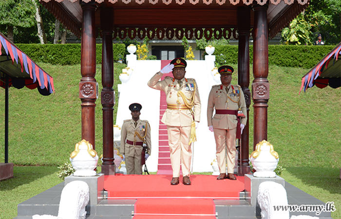 විශ්‍රාම දිවියට පා තැබූ  මේජර් ජෙනරල් පී.පී.ඒ පෙරේරා එච්ඩීඑම්සී පීඑස්සී ශ්‍රී ලංකා ඉංජිනේරු බලකායේ ගෞරවාචාරය