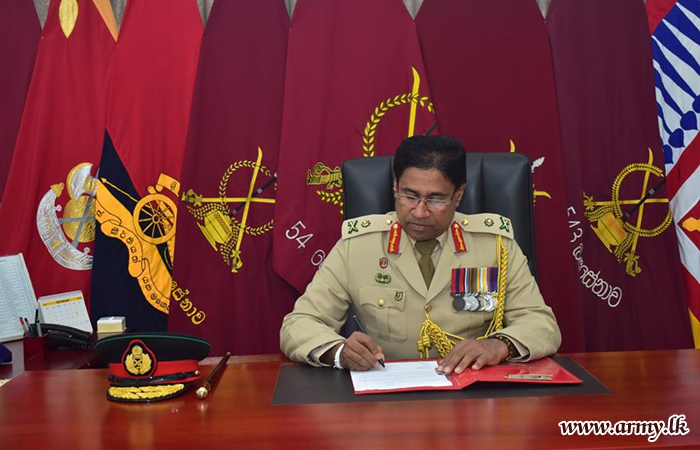 54 පාබල සේනාංකයේ නව සේනාංකාධිපති ධූරයේ රාජකාරී අරඹයි