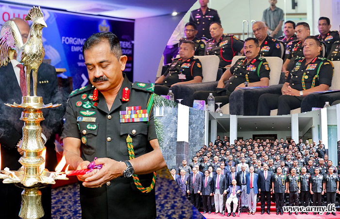 යුද්ධ හමුදාධිපතිතුමන් ‘සන්නාහ සන්නද්ධ සම්මන්ත්‍රණය - 2024’ සහභාගී වේ