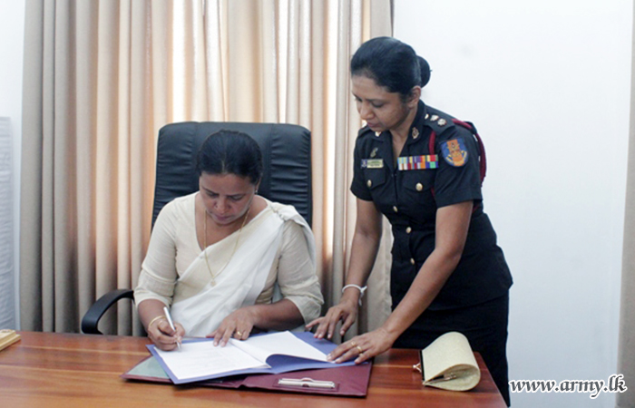 ශ්‍රී ලංකා යුද්ධ හමුදා වෛද්‍ය බලකා සේවා වනිතා ශාඛාවේ නව සභාපතිනිය ධූරයේ රාජකාරි භාර ගනී