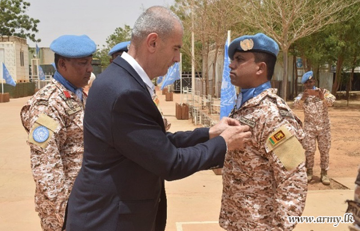 Medal Awarding Parade of Sri Lanka Guard Unit (SLGU) in Mali