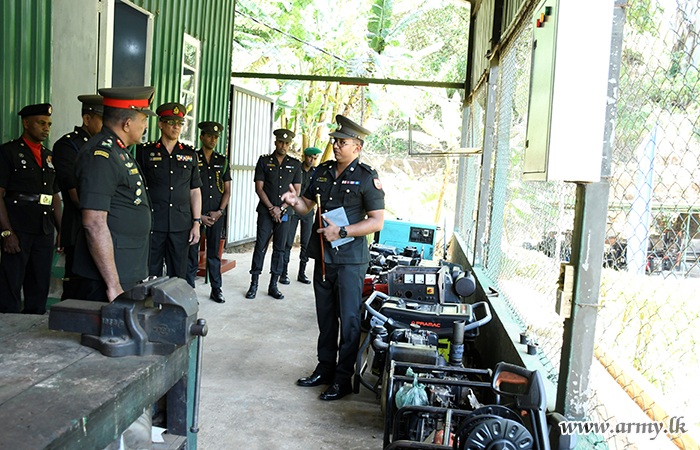 ඉංජිනේරු සේවා බලකායේ කර්නල් සේනාවිධායක, 17 ඉංජිනේරු සේවා රෙජිමේන්තුවේ නිල සංචාරයක