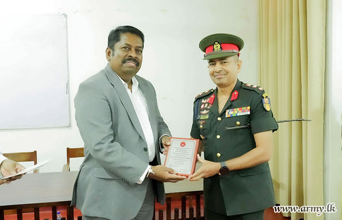 Sri Lanka Army Engineer Division Enhances Skills of NAITA Training Officers