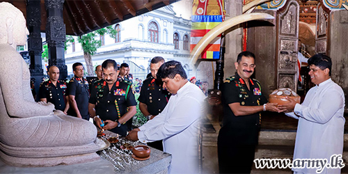 Army Chief Presents Army-Processed 'Copra' for Dalada Perahera Illuminations