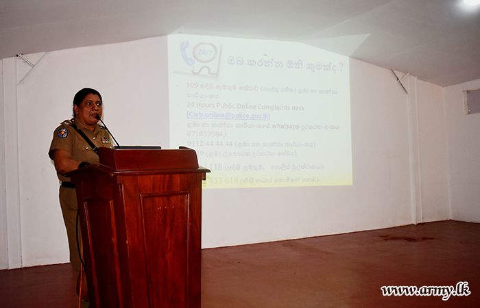 23 Infantry Division Hosts Lecture on Prevention of Violence Against Women