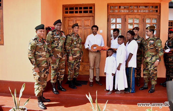 Completion of a New House for Beneficiary in Rajawewa