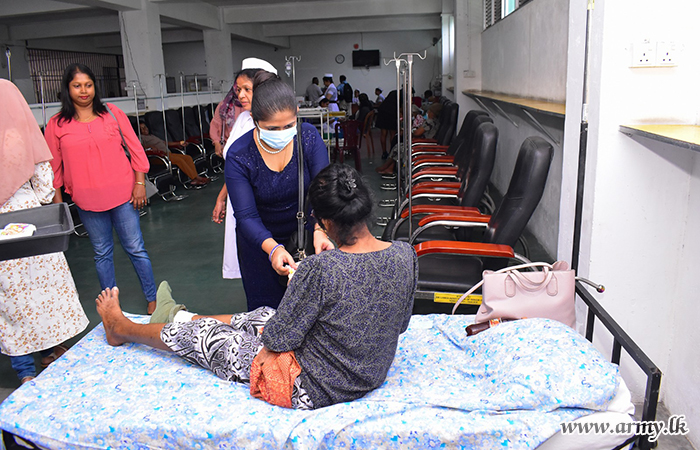 සන්නද්ධ  බුද්ධි බලකා සේවා වනිතා ඒකකයෙන් පරිත්‍යාග වැඩසටහනක්