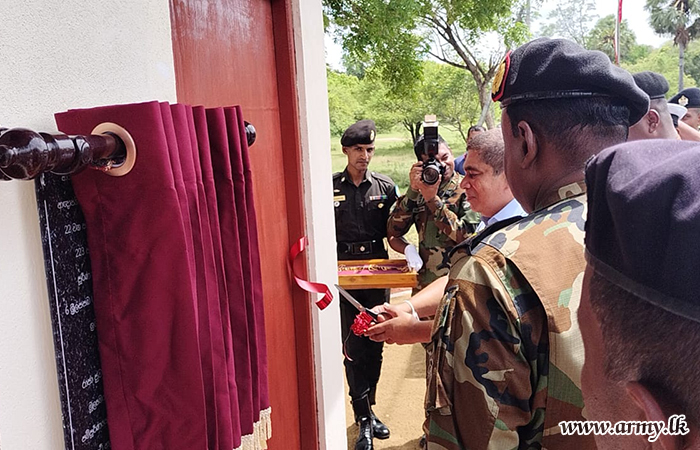 Newly Repaired Water Purification System at Thaulwewa Army Camp Inaugurated