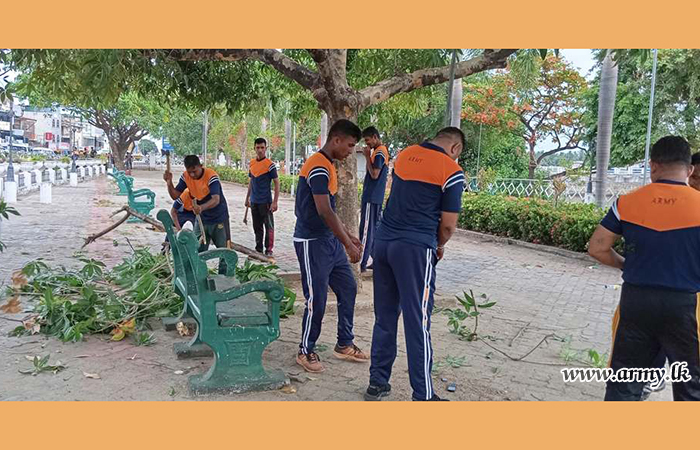 Successful Cleaning Programme Held at Gandhi Park, Batticaloa