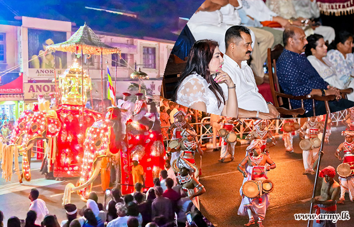 යුද්ධ හමුදාධිපතිතුමන් අවසන් රන්දෝලි පෙරහර නැරඹීමට එක්වෙයි