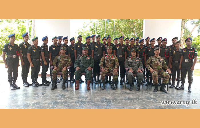 56 Infantry Division Troops Commended for CIJW Course Success