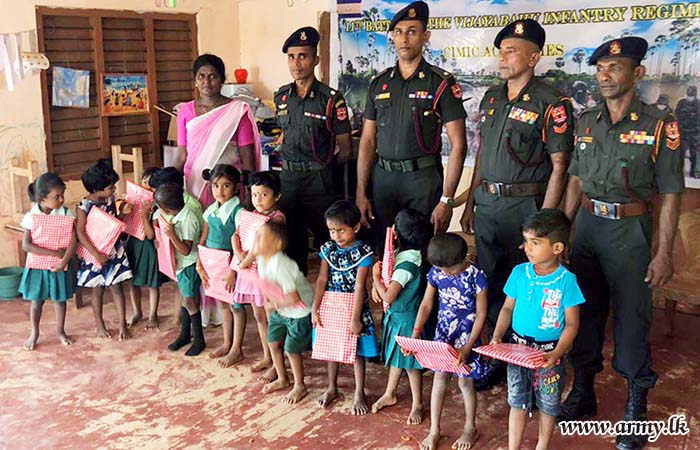 11 VIR Provides Lunch and Stationaries for the  Mawali Preschool Children 