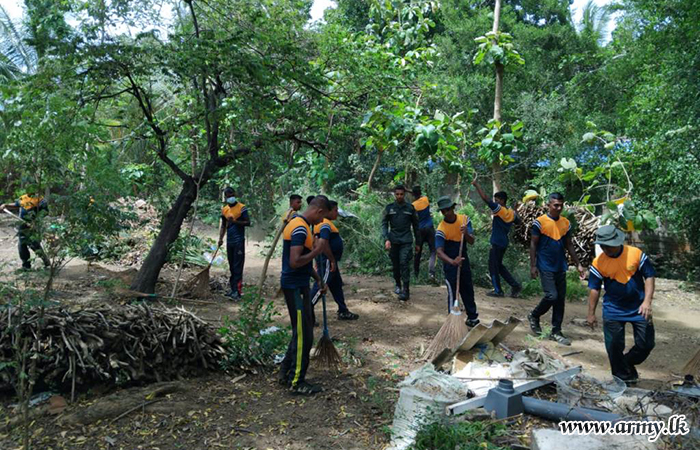 20 SLSR Conducts Cleaning Program