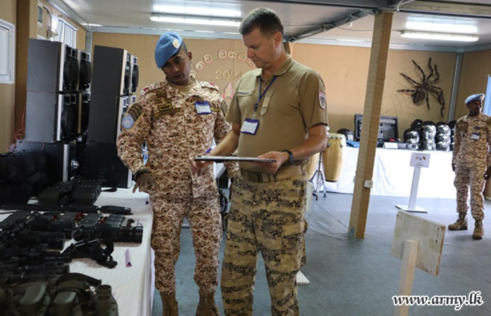 UN Officials Inspect COE of 15th Sri Lanka Force Protection Company (SLFPC)