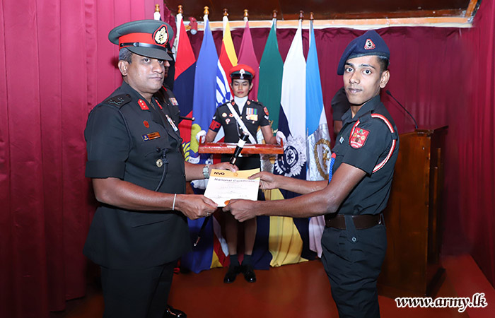 The Commandant SLAVF Presides NVQ Certificates Awarding Ceremony
