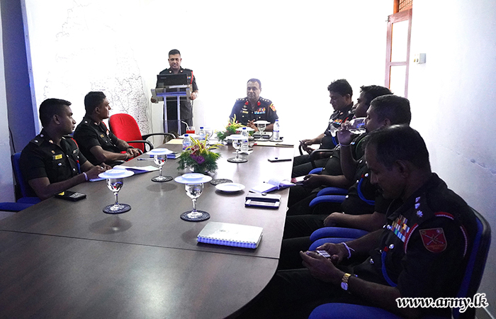 571 පාබල බලසේනාවේ බලසේනාධිපති 1 බලඇණිය ශ්‍රී ලංකා ජාතික ආරක්‍ෂක බලමුළුවේ නිල සංචාරයක