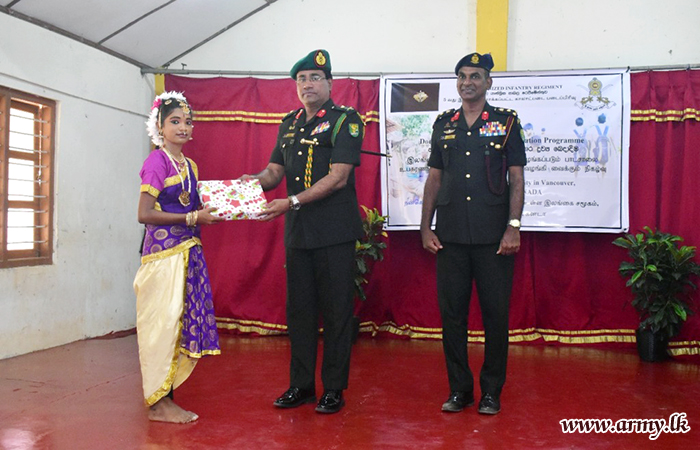 5 යාන්ත්‍රික පාබල රෙජිමේන්තුවේ මූලිකත්වයෙන් පරිත්‍යාග වැඩසටහනක්