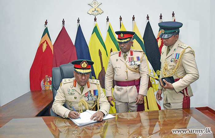 22 පාබල සේනාංකයේ නව සේනාංකාධිපති රාජකාරි අරඹයි