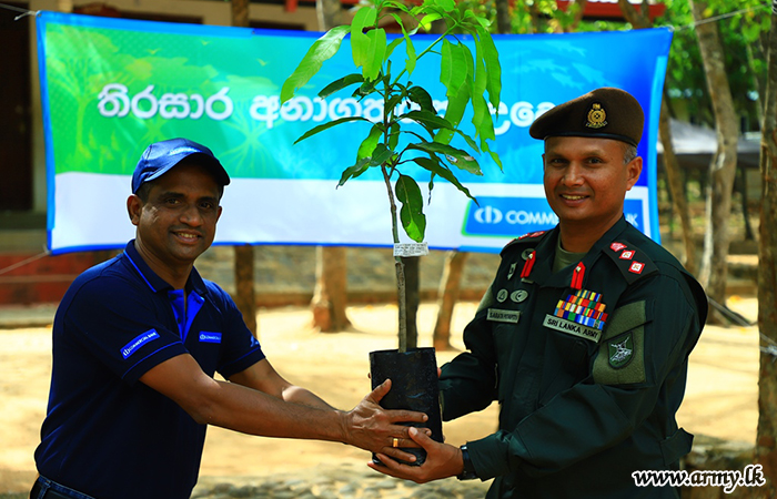 කාලතුවක්කු පුහුණු පාසල සහ කොමර්ෂල් බැංකුව එක්ව පැළ රෝපණ වැඩසටහනක් ක්‍රියාත්මක කරයි