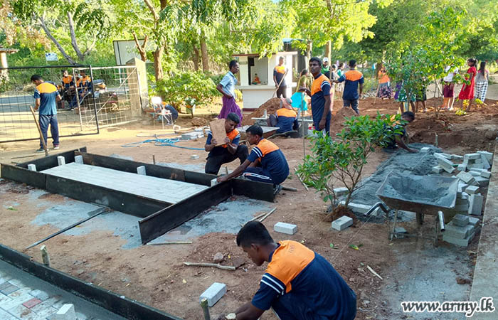 Interlock Compound Constructed at Abhayapura Suranimala Primary School