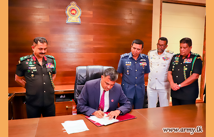 New Defence Secretary Assumes Office
