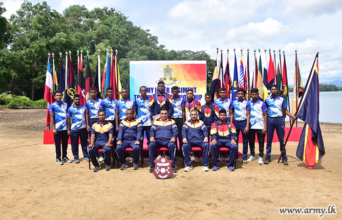 අන්තර් රෙජිමේන්තු තුන්ප්‍රයාම ශූරතාවලියේ ජය ශ්‍රී ලංකා කාලතුවක්කු හමුදාවට