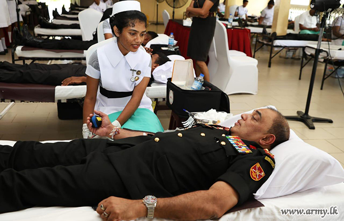 Troops of Security Forces Headquarters (West) Volunteer for Blood Donation