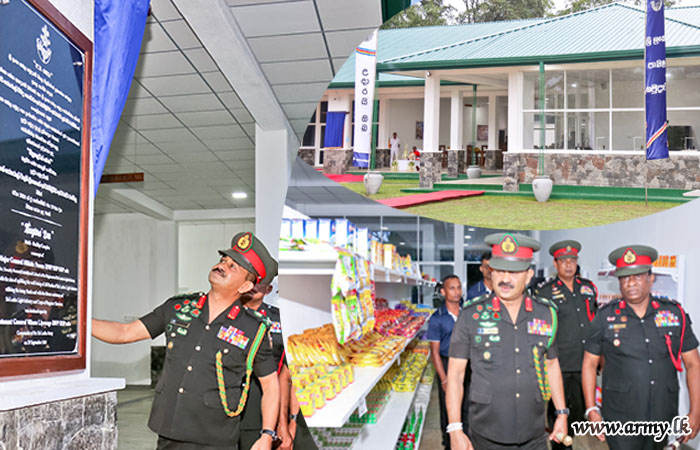 Army Chief Inaugurates New Welfare Facility Complex at SLLI
