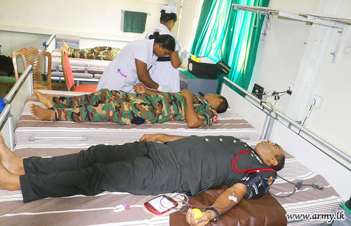 පලාලි යුද්ධ හමුදා මූලික රෝහලේ මූලිකත්වයෙන් රුධිර පරිත්‍යාග වැඩසටහනක්