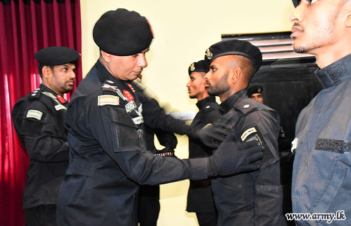 Graduation Ceremony of Special Forces Basic Course No. 55 at Maduruoya
