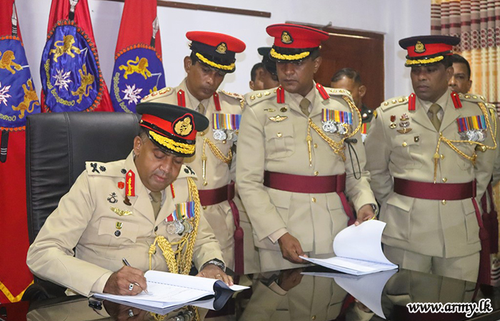 58 පාබල සේනාංකයේ නව සේනාංකාධිපති රාජකාරි අරඹයි